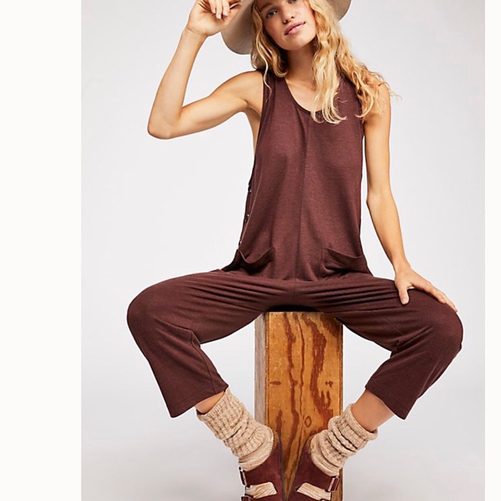 Free People FPBeach On the Run Jumpsuit XS